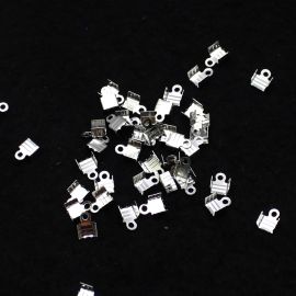 Garra de Alumínio / 7x5mm - (Pct. c/ 100 unidades)-Níquel