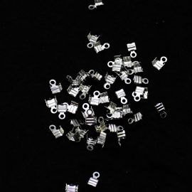 Garra de Alumínio / 7x4mm - (Pct. c/ 100 unidades)-Níquel