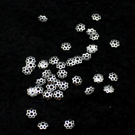 Tulipa de Aluminío / 6mm (Pct. com 100 unidades) -Níquel