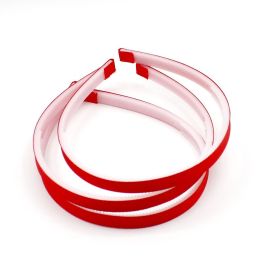 Tiara Encapada com Fita Gorgorão / 9mm - Dentinho (Unidade)