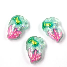 Aplique de Resina / 25x17mm - Flor (unidade)