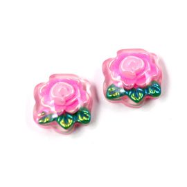 Aplique de Resina / 20x20mm - Flor (unidade)