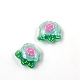 Aplique de Resina / 20x20mm - Flor (unidade)