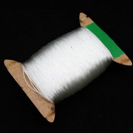 Elástico de Silicone / Fio Transparente - 0.8mm (100 Metros)