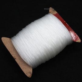 Elástico de Silicone / Fio Transparente 1.0mm - (90 Metros)