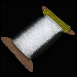 Elástico de Silicone / Fio Transparente - 0.7mm (100 Metros)