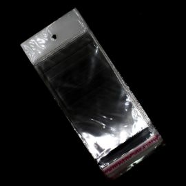 Saco Adesivo com Sulapa / 7,5x12cm - (Pct. com 100 Unidades) - Transparente