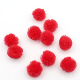 Pompom de Organza 2,5cm (UNIDADE)