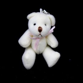 Urso de Pelucia com Lacinho / 6,4x4,6cm - (Unidade)