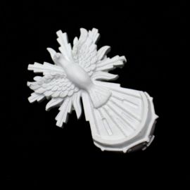 Pomba da Paz em Gesso / 10x6,8cm - Branca (Unidade)
