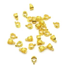 Caneca de Plástico ABS / 13x7mm (10 gramas) - Dourado