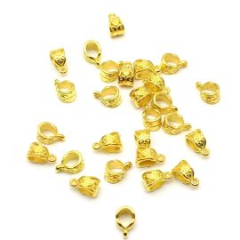 Caneca de Plástico ABS / 13x7mm (10 gramas)-Dourado