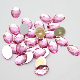 Chaton de Acrílico / Oval 14X10mm - (UNIDADE)