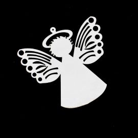 Anjo da Guarda / 10x10cm - MDF Branco (UNIDADE)