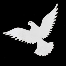 Pomba da Paz / 13x22cm - MDF Branco (UNIDADE)