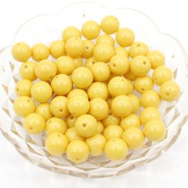 Bola de Vidro 10mm / Leitosa (10 gramas)