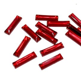 Chaton de Acrílico (1ªLinha) / 7x26mm - Palito (unidade) - Vermelho