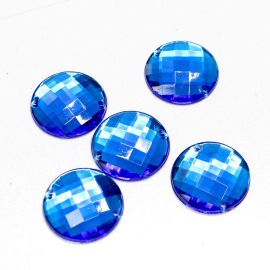 Chaton de Acrílico com Furo (1ªLinha) / 25mm - Redondo (UNIDADE)