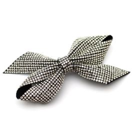 Aplique com Detalhes em Strass / 12x5,5cm - Laço (unidade)