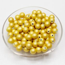 Bola Emborrachada / 8mm - Metalizada (18 gramas) - Amarelo