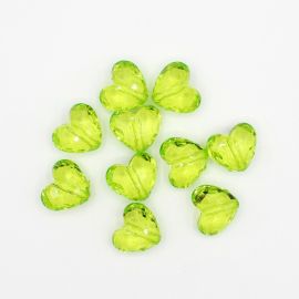 Conta de Acrílico / 25x30mm - Coração (12 gramas)