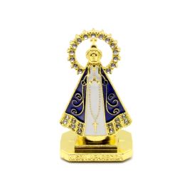 Medalha para Carro / 53x30mm - Nossa Senhora Aparecida (unidade)-Dourado