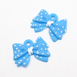 Pingente Emborrachado / 22x30mm - Laço ( Unidade)