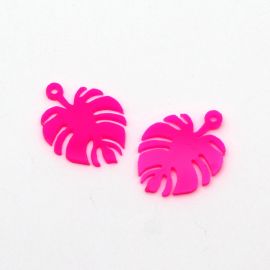 Pigente de Acrilíco / 34x25mm - Folha Costela de Adão (unidade)