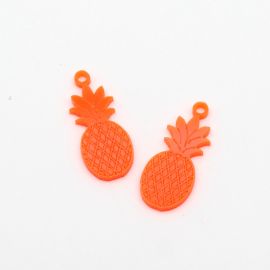 Pigente de Acrilíco / 33x14mm - Abacaxi (unidade)