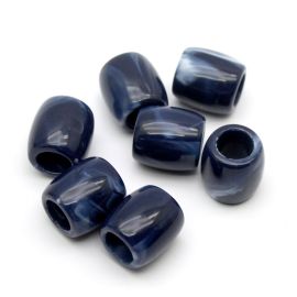 Conta Plástica Mesclada / 24x23mm - Barril (13 gramas)