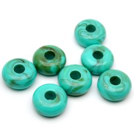 Conta Plástica Mesclada / 30mm - Pneu (16 gramas)