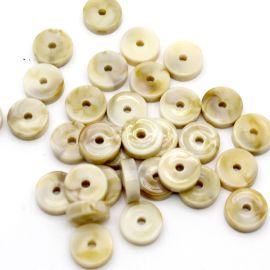 Conta Plástica Mesclada / 15mm - Disco (10 gramas)