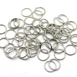 Argola de Metal Importada / 12mm (50 gramas)-Níquel-12mm
