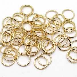 Argola de Metal Importada / 12mm (50 gramas)-Dourado-12mm