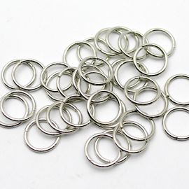 Argola de Metal Importada / 14mm (50 gramas)-Níquel-14mm