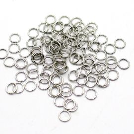 Argola de Metal Importada / 6mm (50 gramas)