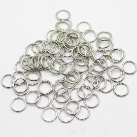 Argola de Metal Importada / 9mm (50 gramas)-Níquel