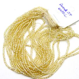 Rondela de Vidro 1,5mm / Transparente Furta-cor (1 fio )