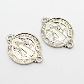 Entremeio de Metal  / 40x30mm - São Bento (Unidade) - Níquel