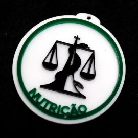 Pingente de Acrílico / 5,7cm - Profissões - NUTRIÇÃO - (unidade)