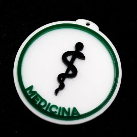 Pingente de Acrílico / 5,7cm - Profissões - MEDICINA - (unidade)