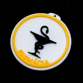 Pingente de Acrílico / 5,7cm - Profissões - FARMÁCIA - (unidade)