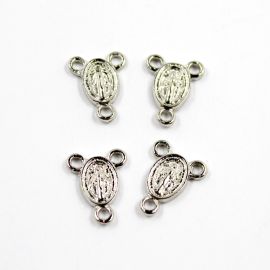 Salve Rainha de Metal / 15x11mm - N.Senhora das Graças (unidade)