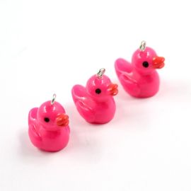 Pingente de Resina / 20x20mm - Patinho (unidade)