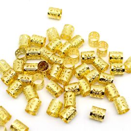 Terere de Aluminio / 9x8mm - (unidade)-Dourado