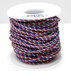 Fio Sintético / 2mm - Trançado (1 METRO) - Pink