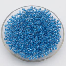 Miçangão - Chinês / (6/0) - Transparente com Miolo Leitoso (10 gramas)