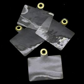 Suporte de Plástico para Celular Transparente / 5,5x6cm - (unidade)