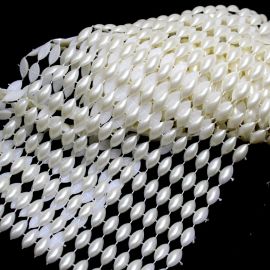 Manta Perolada / 11,5cm - Navete Creme (1 metro)