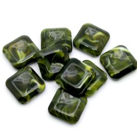 Conta Plástica Mesclada / 30x30mm - Losango (13 gramas)